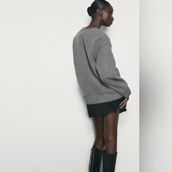 Zara gray sweater size s - Picture 3 of 6